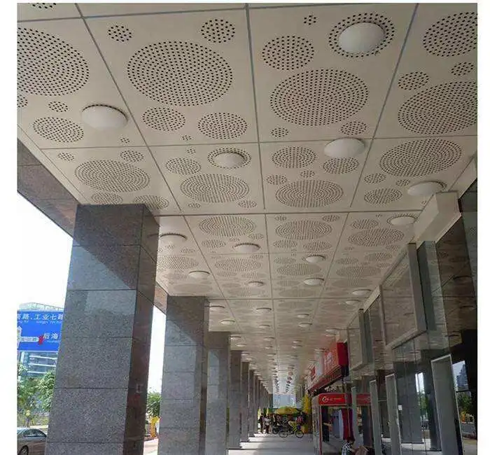 Alumínio esculpido construção material fachada Veneer Folha de revestimento arquitetura perfurada perfurado Folha Metal Cortina Painel decoração exterior Cortina parede