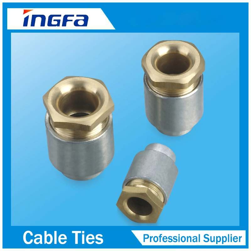 IP68 Waterproof Metal Cable Glands with Nut