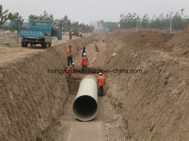 FRP or GRP Sand Pipe for Water or Chemical Industries