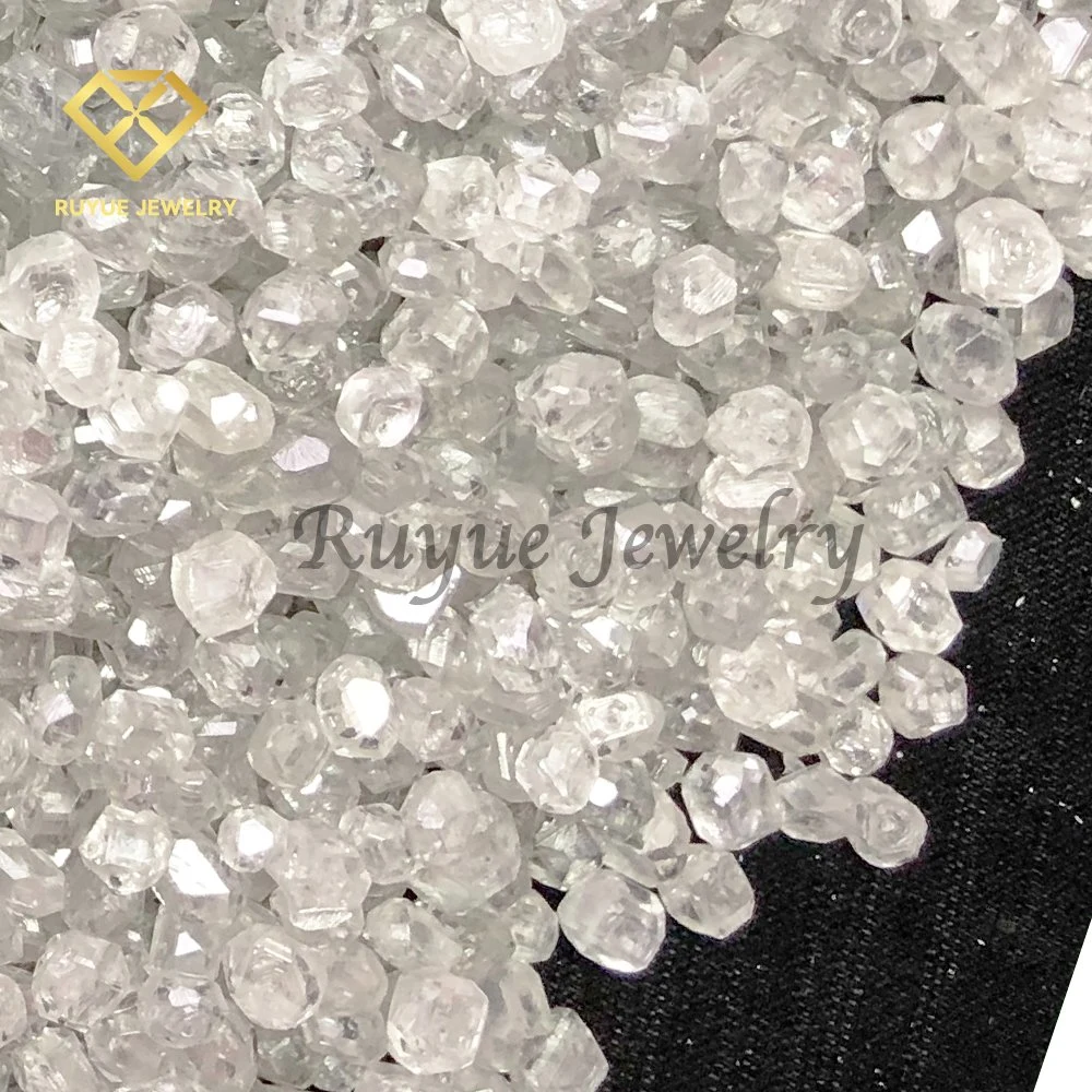 Ruyue Jewelry Hpht/CVD 1.95CT Vvs White Color Igi/Gia Report Customize Watch Bracelet Pins Brooch Uncut Lab Grown Diamond Jewellery