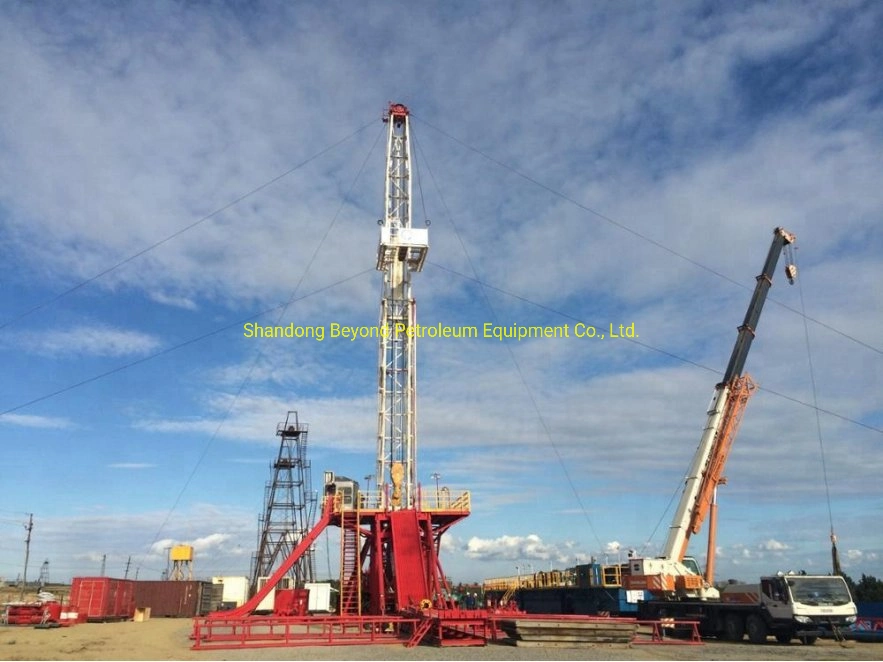 Xj75 Hook Load 50mt LKW-montiert Wasserbrunnen Bohren Wartung Workover Rig