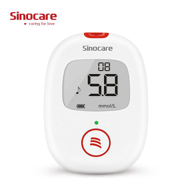 Sinocare Diabetes-Messgerät Blutzuckermessgerät Diabetische Glucose Monitor Glucometro Portatil Blutzuckermesssensor