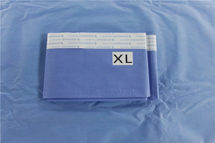 Customized OEM Wholesale/Supplier General SMS Single Use Sterile Surgical Universal Medical Disposable Surgery Drape Pack Set for Dental with Aperture Hole