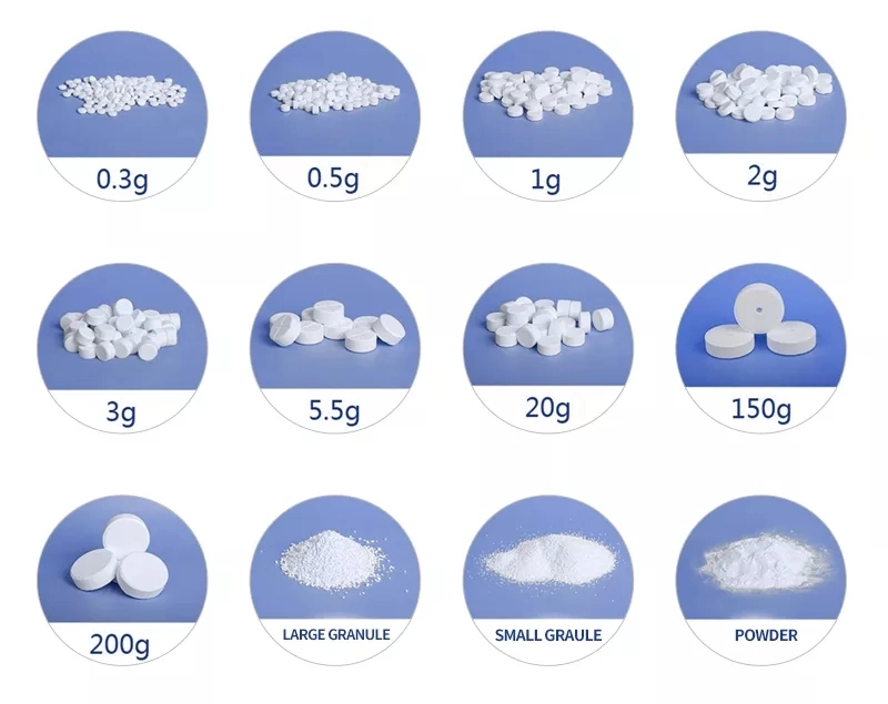 OEM TCCA Chlor Powder 65% für Schwimmbad