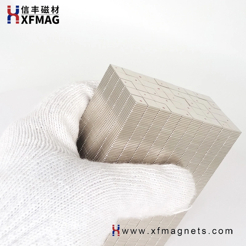 High Performance Rare Earth Small Block Permanent NdFeB Magnet for Sensors with SGS Certificated