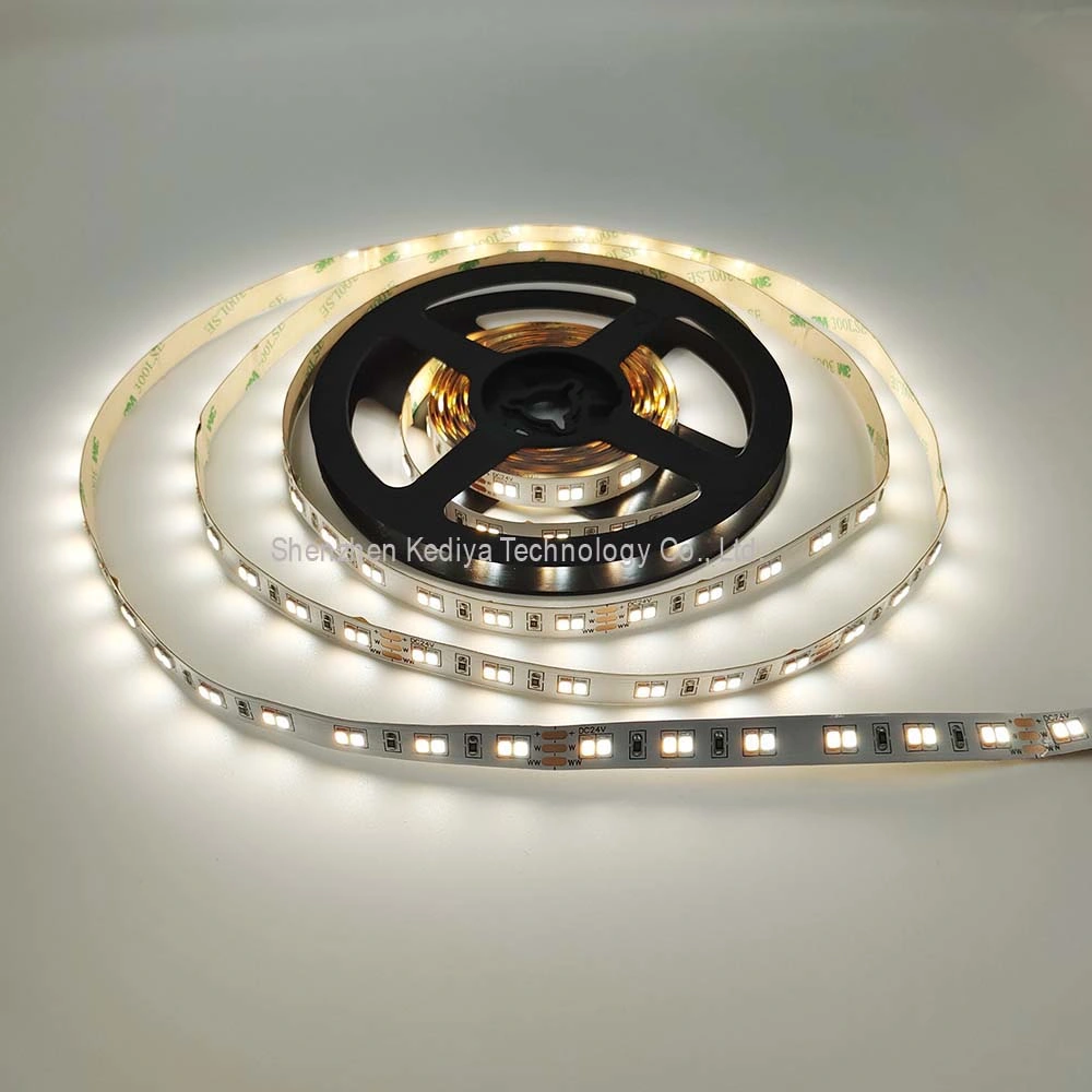 SMD2835 120LED/M Dual White CCT LED Strip Light Warm White Nature White 1800-6500K LED Tape