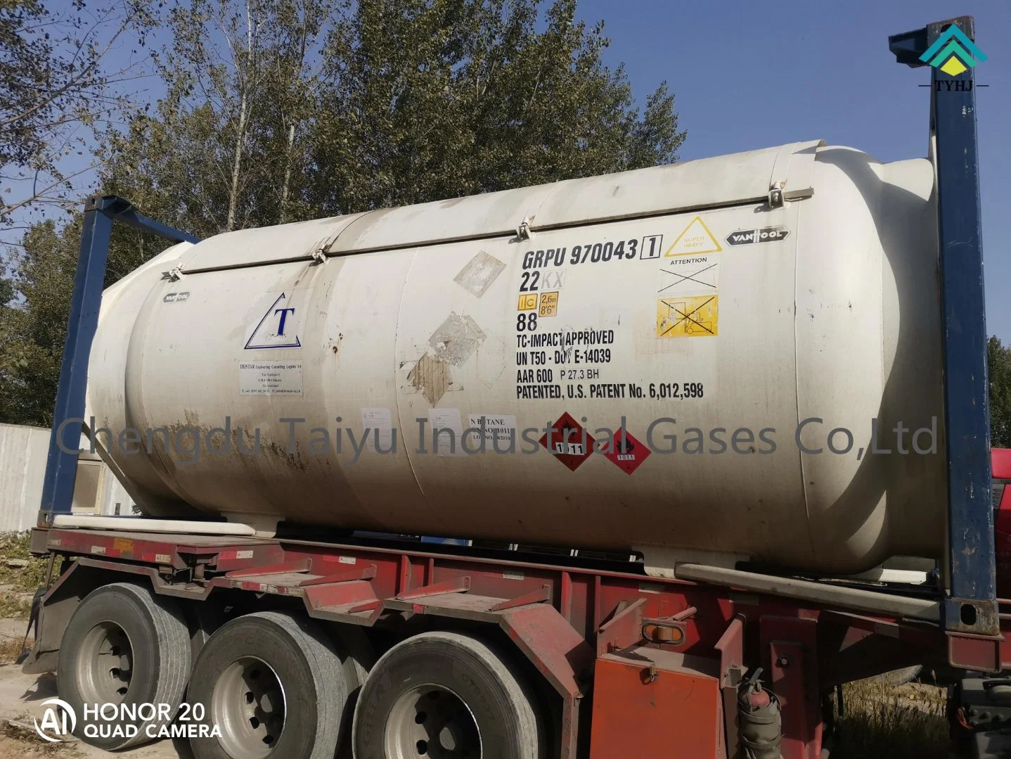 China Supplier 20kg 47L Wholesale Industrial Gas High Purity 99.9% I. C4h10 Isobutane Gas for Sale