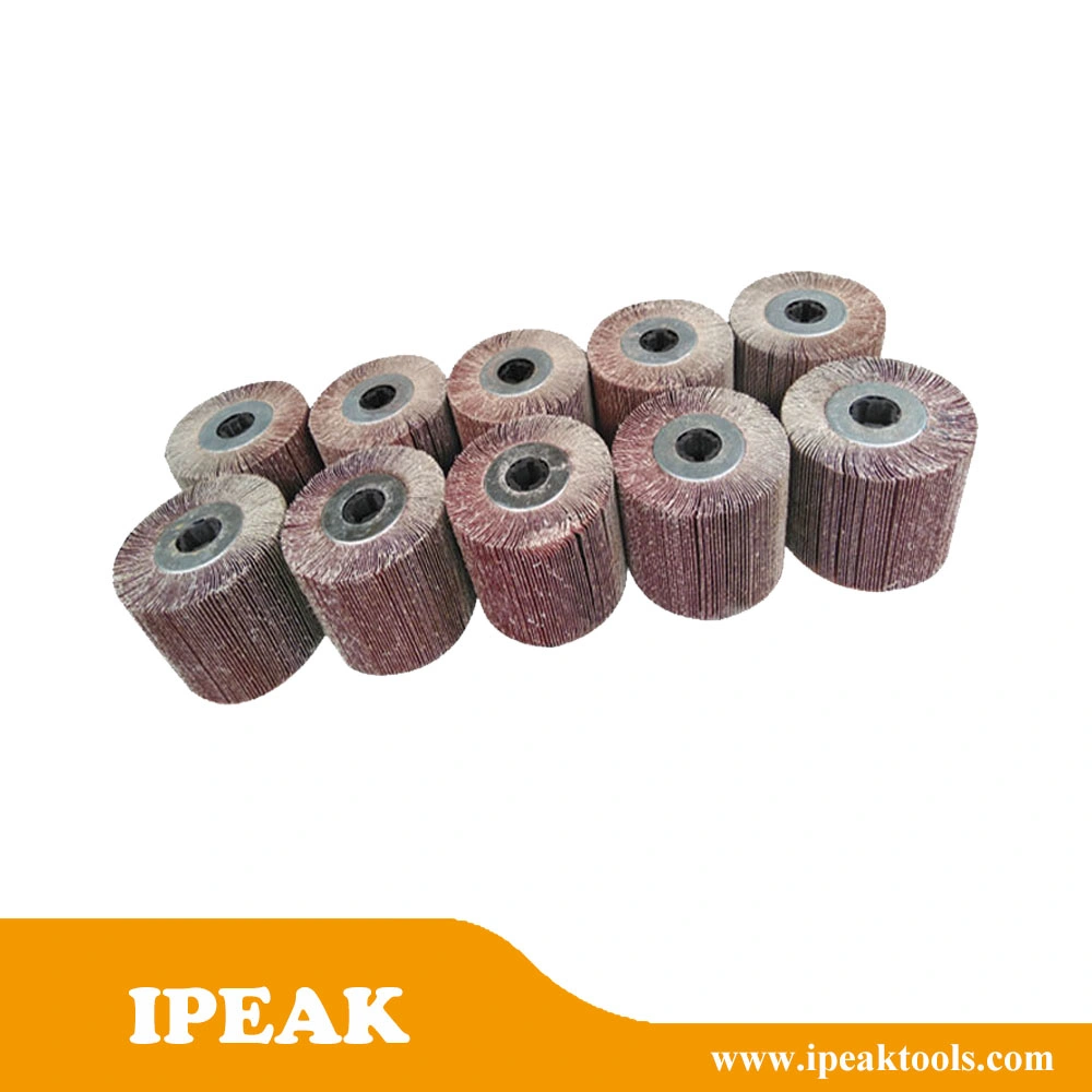 P60 P80 P100 P120 P180 P240 Grit Wire Drawing roue roue de polissage de polissage de la brosse de nettoyage en bois Derusting ébavurage