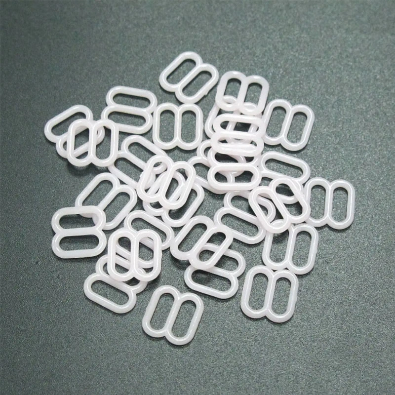 Latest Design Bra Strap Sliders Hooks and Rings Plastic Adjusters for Lingerie Making