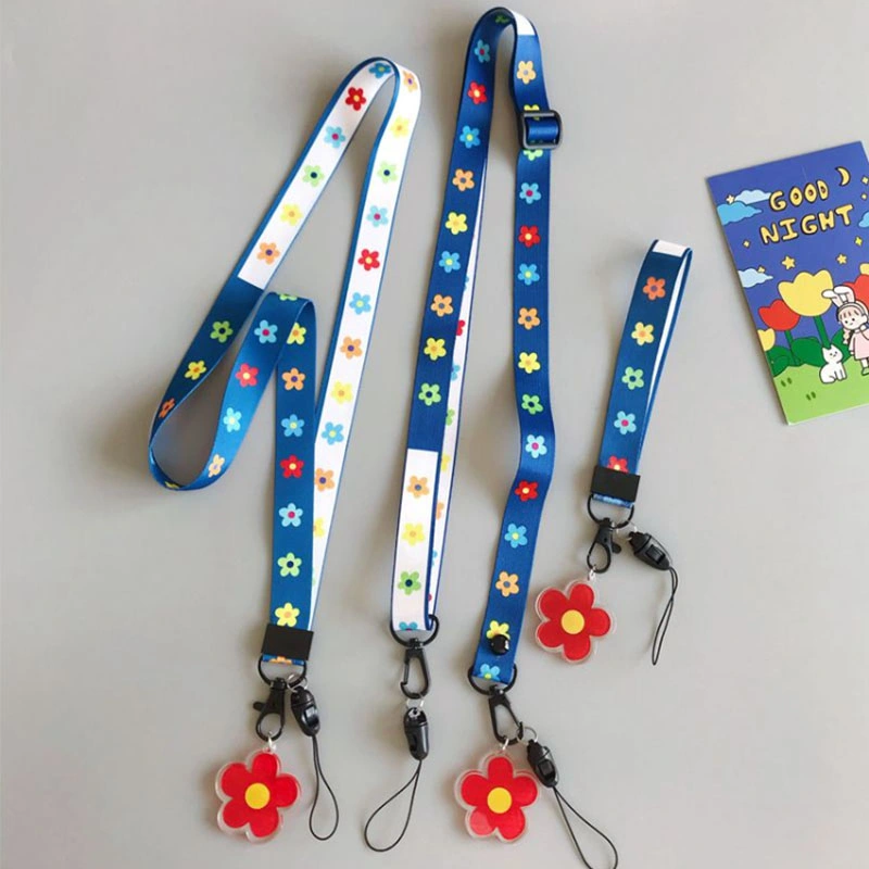 Lanyard Manufacturer Free Sample Custom Printed Polyester Neck Lanyard with Logo