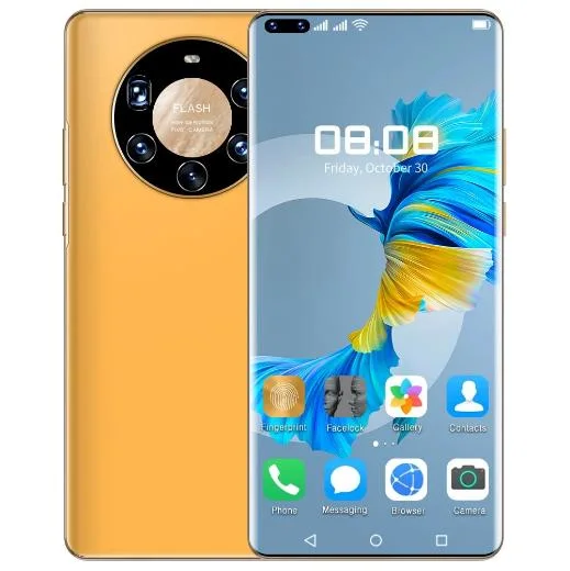 Comercio exterior Venta al por mayor Mate40 PRO 7,3 pulgadas HD Pantalla Android smartphones 12GB+512GB 5g Dual SIM Teléfono móvil GPS Teléfonos celulares