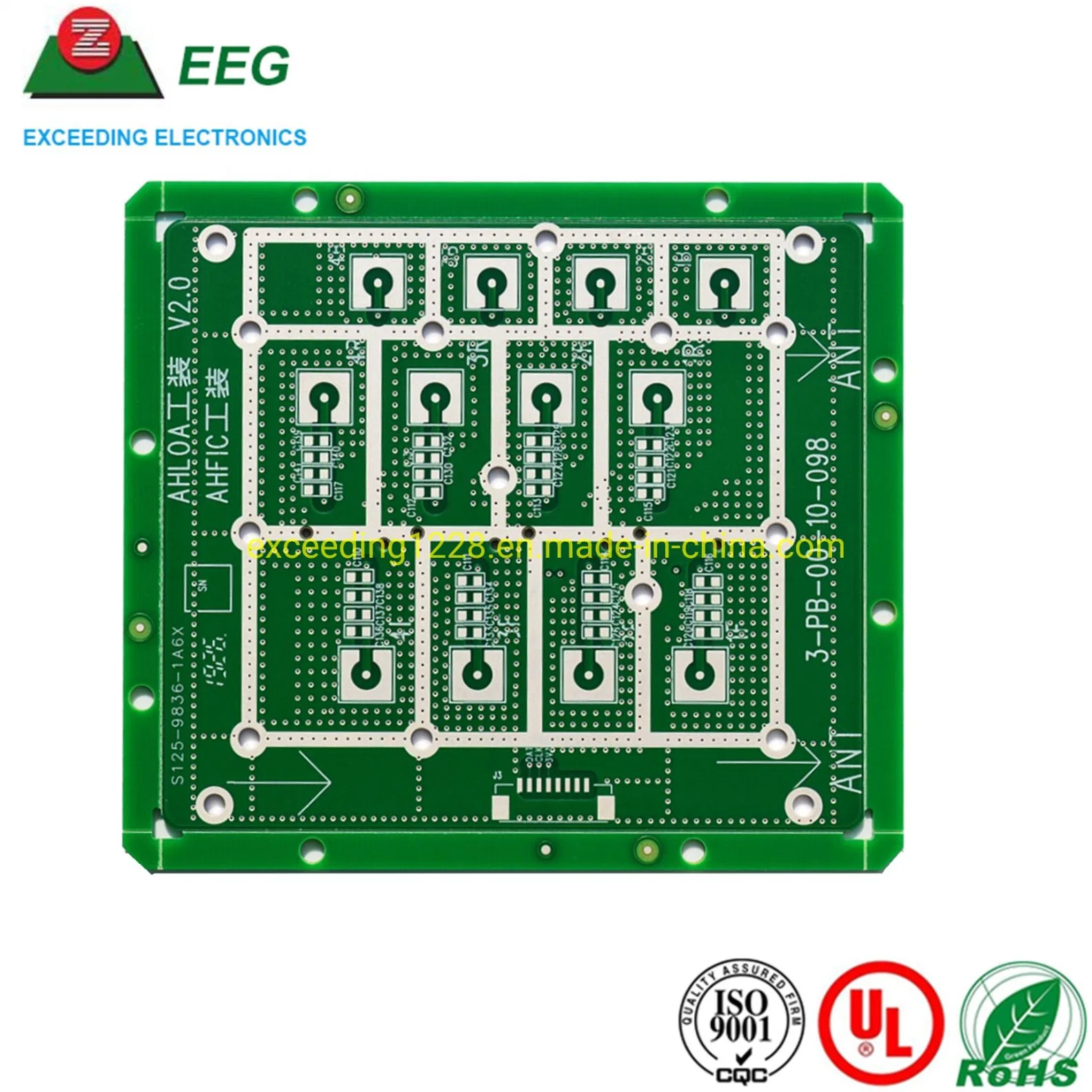 ISO UL certificar a placa PCB em Face dupla de alta qualidade