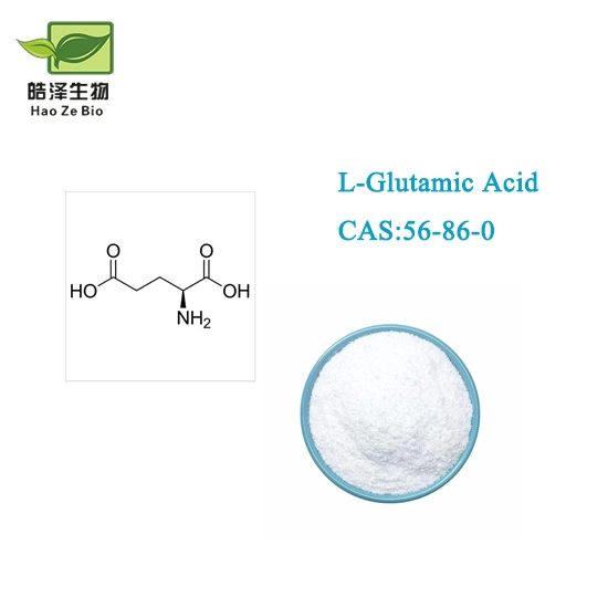 Высококачественный пищевой класс CAS 56-86-0 L-Glutamic Acid с лучшим Цена