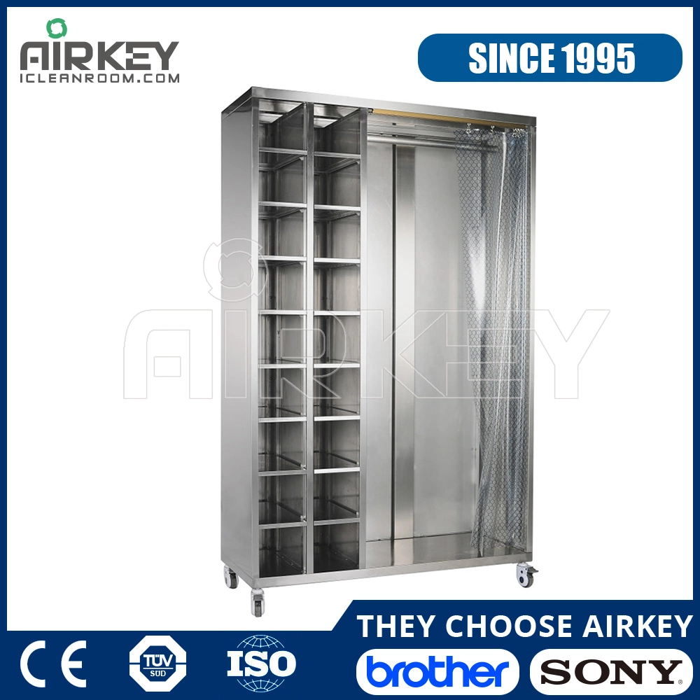 Cleanroom Wardrobe SS304/Electropolished New Design Cleanroom Furniture for Laboratory/Hospital/Chemistry