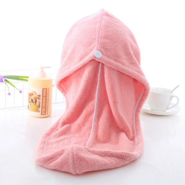 Water Absorbent Magic Dry Hair Cap Miniso Style for Salon Towels