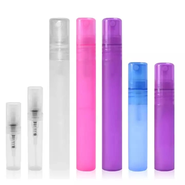 Pink Purple Translucent Blue Spray Perfume Bottle 3ml 5ml 10ml PP Plastic Bottles