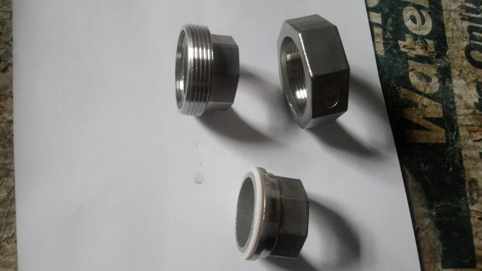 Casting Stainless Steel Union Cone/Conical PTFE Seat with M/M (YZF-F360)