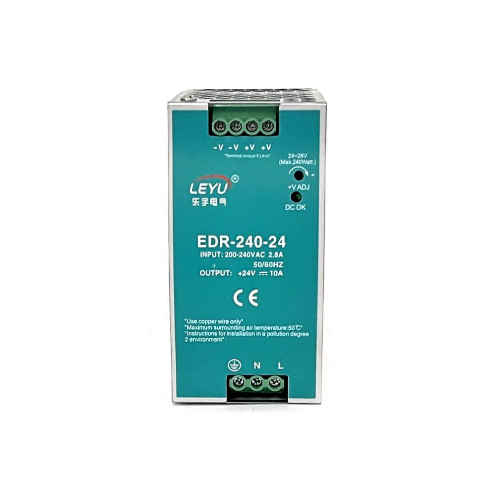 EDR-240-24 240W 24VDC 10A DIN Rail Switched Mode Power Supply