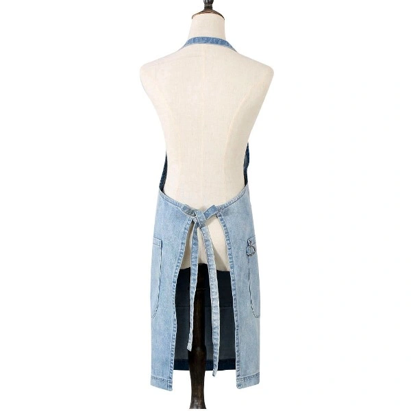 New Designer Cotton Washed Denim Workwear Apron Work Clothes (RS-170304)