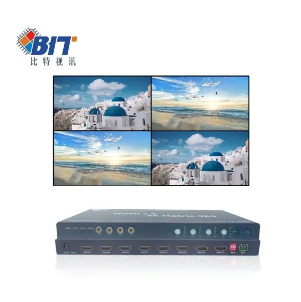 New All-Digital AV Support Audio 3D Video 4X4 HDMI Matrix Switch