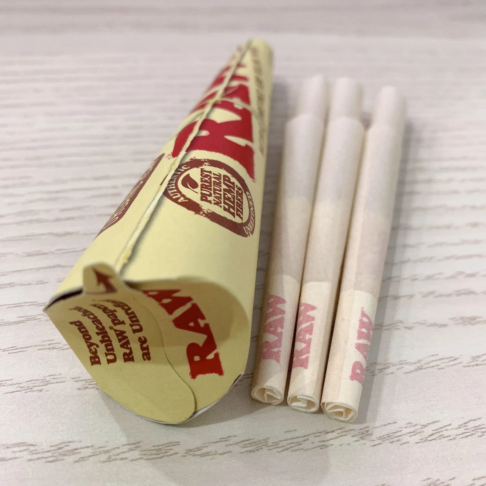 Unbleached Unrefined Brown Pre Roll Cones