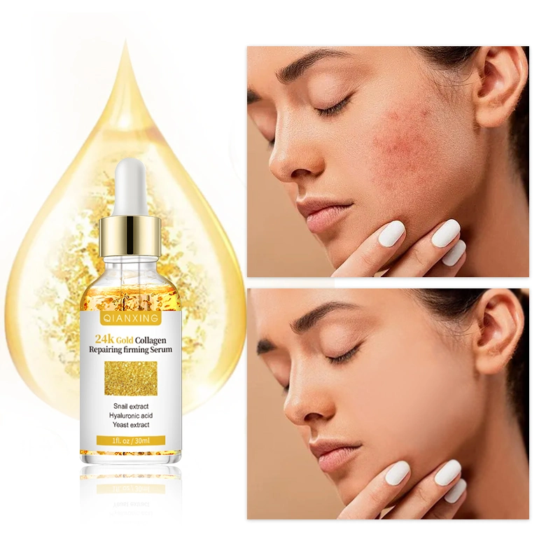 High quality/High cost performance  Natural Moisturizing Anti Aging Anti Wrinkle Facial 24K Gold Serum