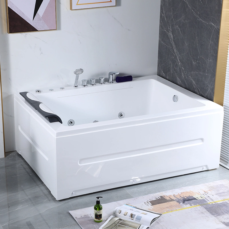 Moderne Acryl Jakuzzi Indoor Badewanne Hydromassage Surfen Whirlpool Wasserfall SPA Badewanne für Badezimmer