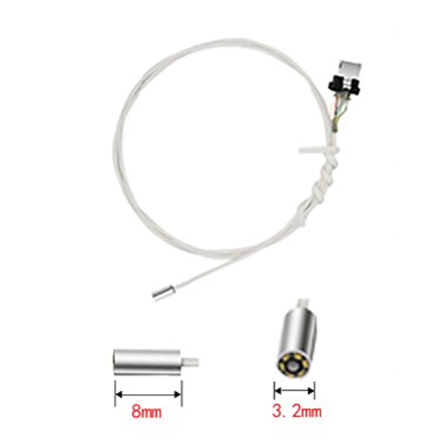 1280*720p Endoscopic Module Camera/Medical Endoscope/Large Angle Medical Endoscope/Glass Endoscope Module/Ultra-Fine Endoscope