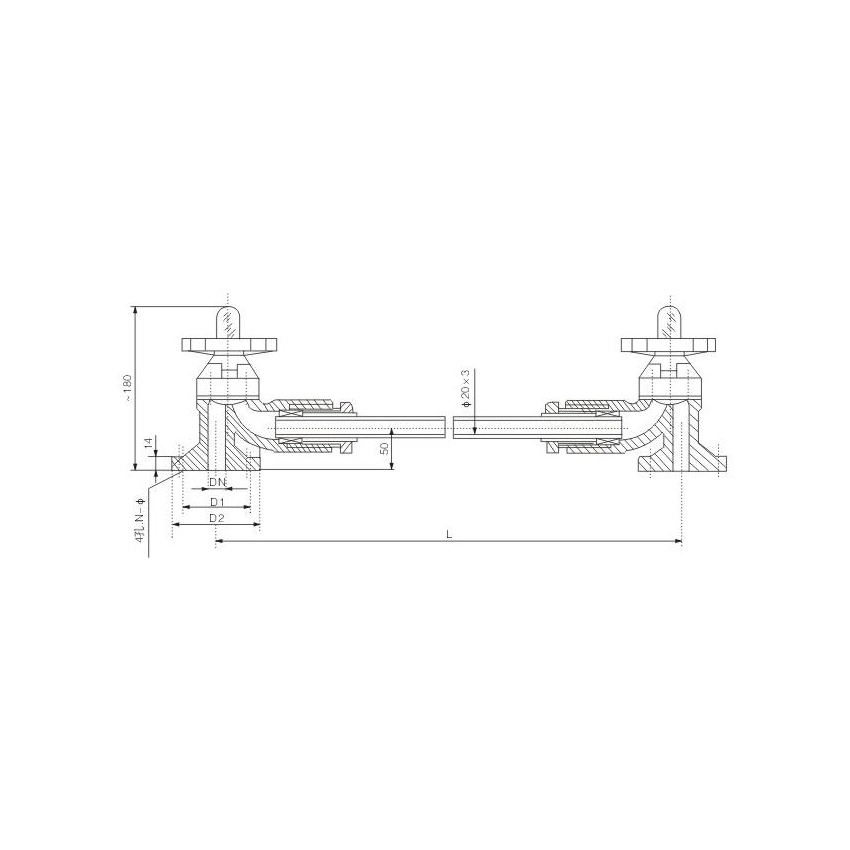 Plástico de PVDF Chemical Industrial Indicador de indicadores de nivel de aceite de agua