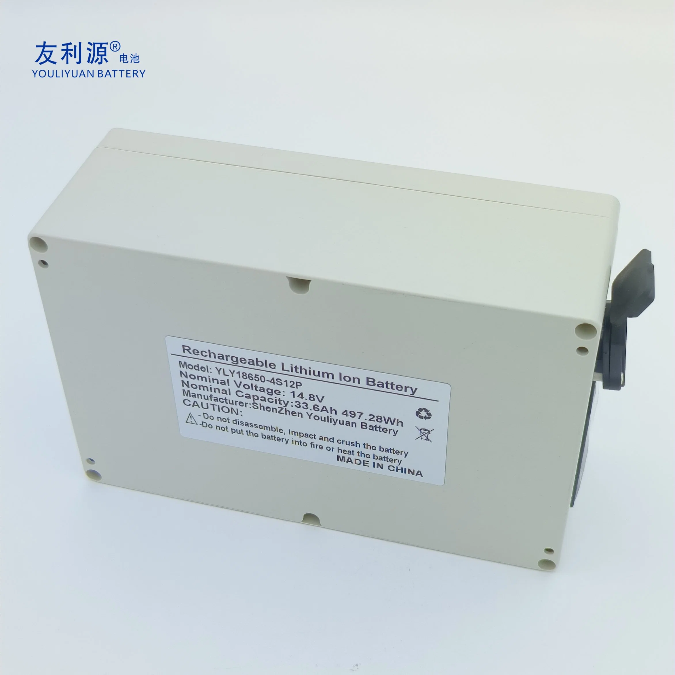 OEM ODM Deep Cycle Lithium Iron Phosphate Battery 12V 24V 48V 33.6ah 40ah 50ah Low Self-Discharge 18650/32700 LiFePO4 Battery for Electric Scooter