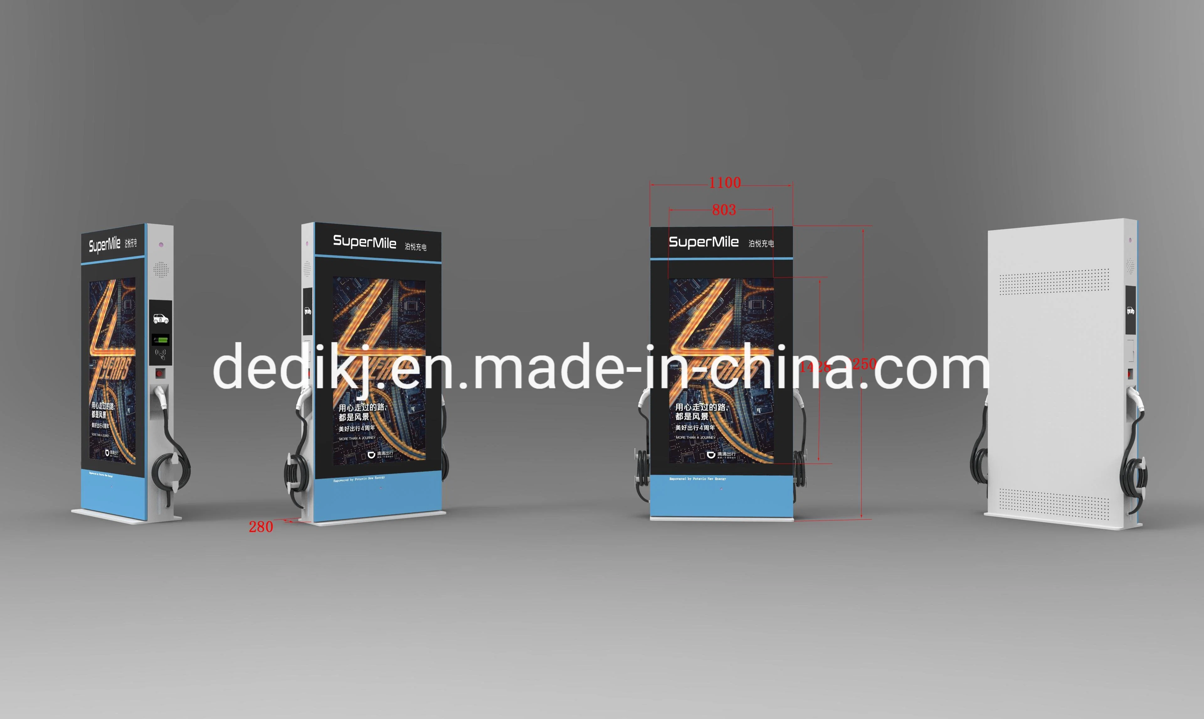 Stand Alone 65 Inch Factory Price High quality/High cost performance Charging Pile Kiosk LCD Digital Signage Totem for Gas Station