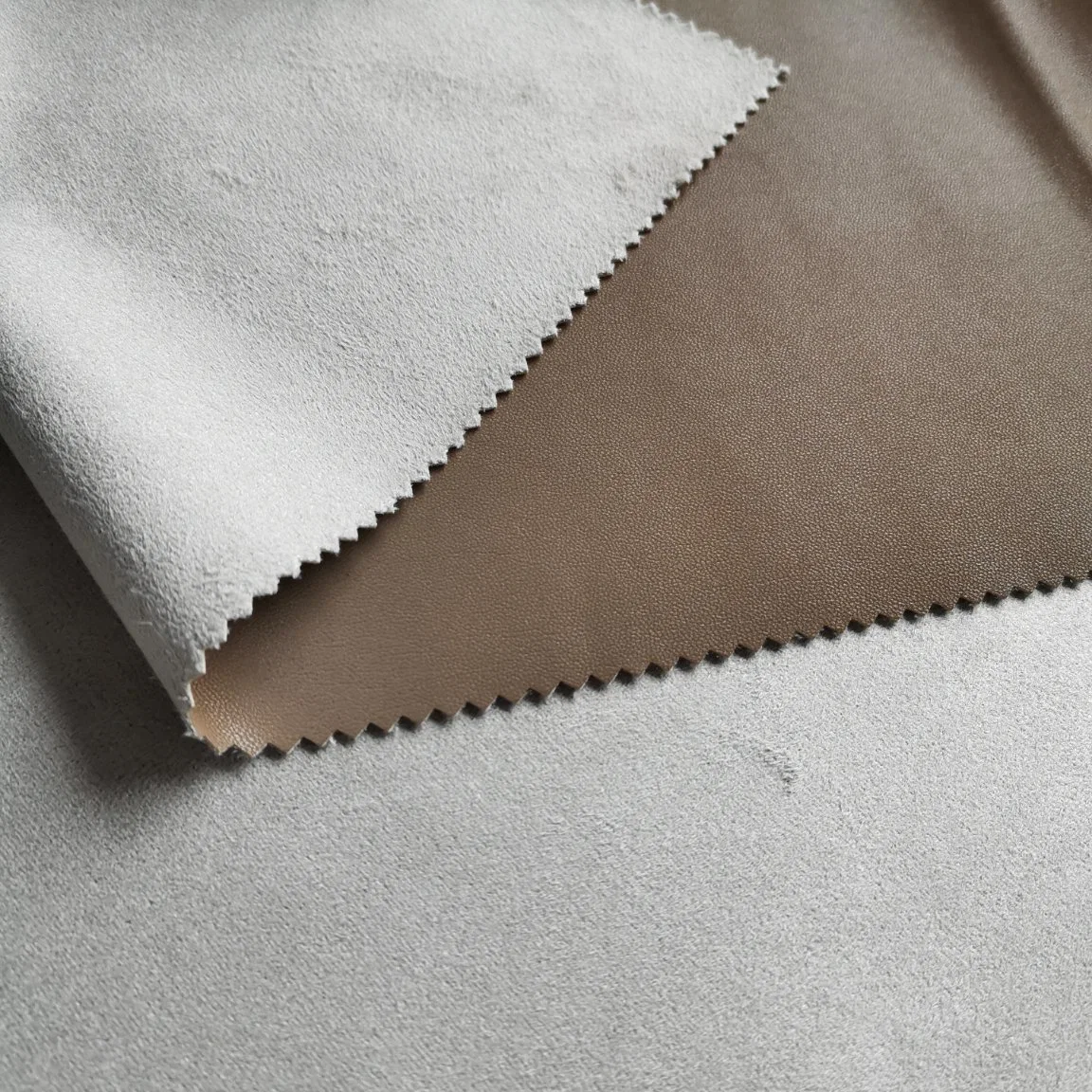 Garment Synthetic Leather with Silk Shining