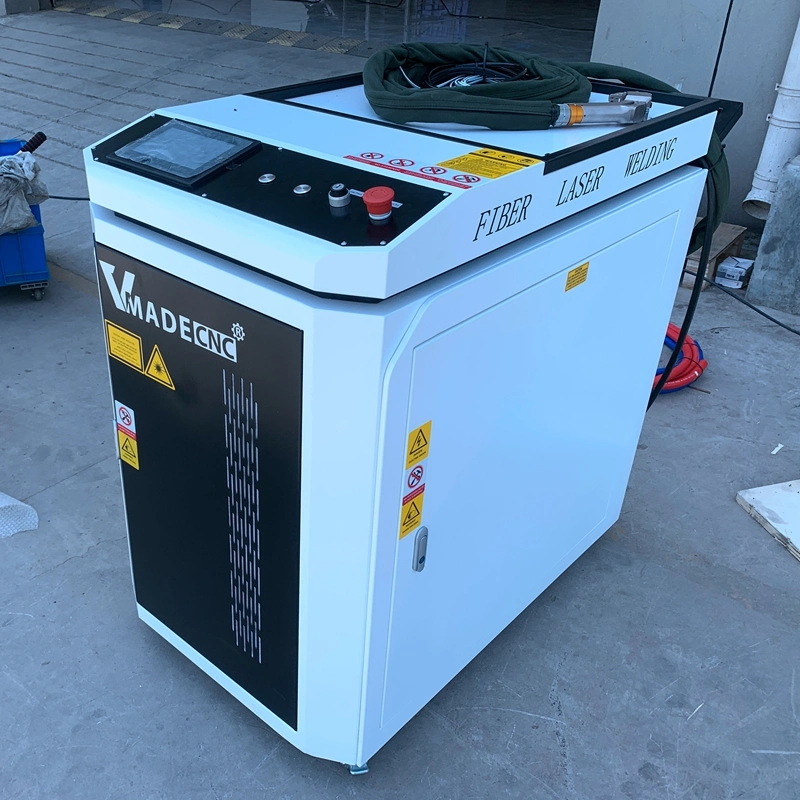 1000W 1500W de equipos de soldadura láser de mano de la máquina de soldadura láser de la cabeza de la Oscilación soldador con Auto Alimentador de alambre System