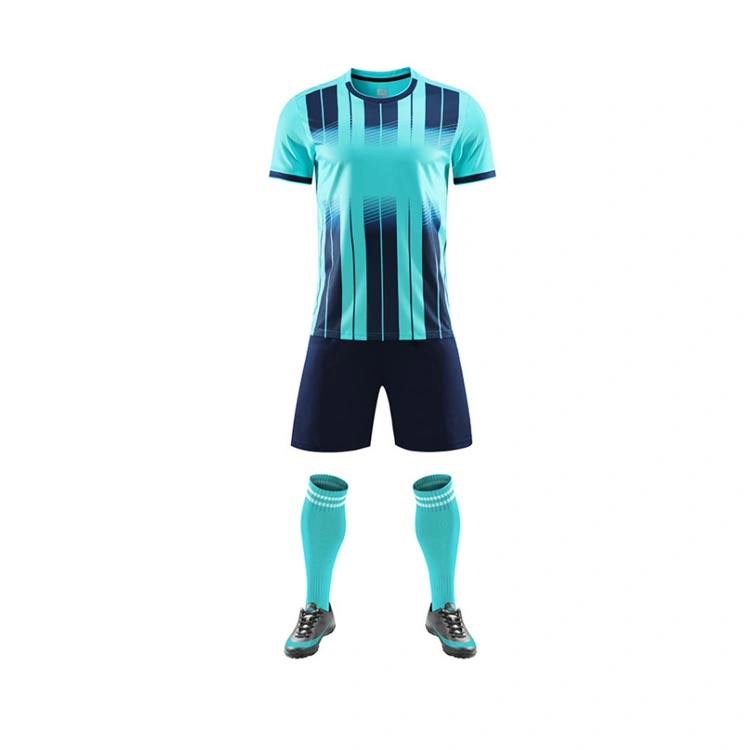 Guangzhou Wholesale/Supplier Sports Clothes Wholesale/Supplier Soccer Uniform Set Kids Mens Sports Wear Blank Retro Soccer Jersey Soccer Wear