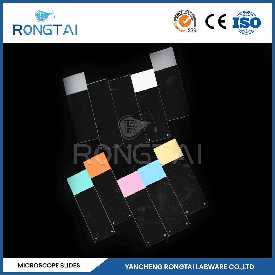 Rongtai Medical Consumables Factory Sample Glass Microscope Slides China 7101 7102 7105 7107 7109 Thermal Microscope Slides