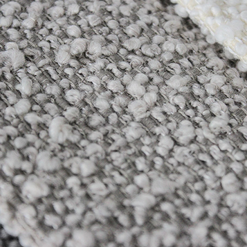 Tissu de canapé en polyester boucle recyclé extérieur avec nettoyage facile pour Meubles de rembourrage