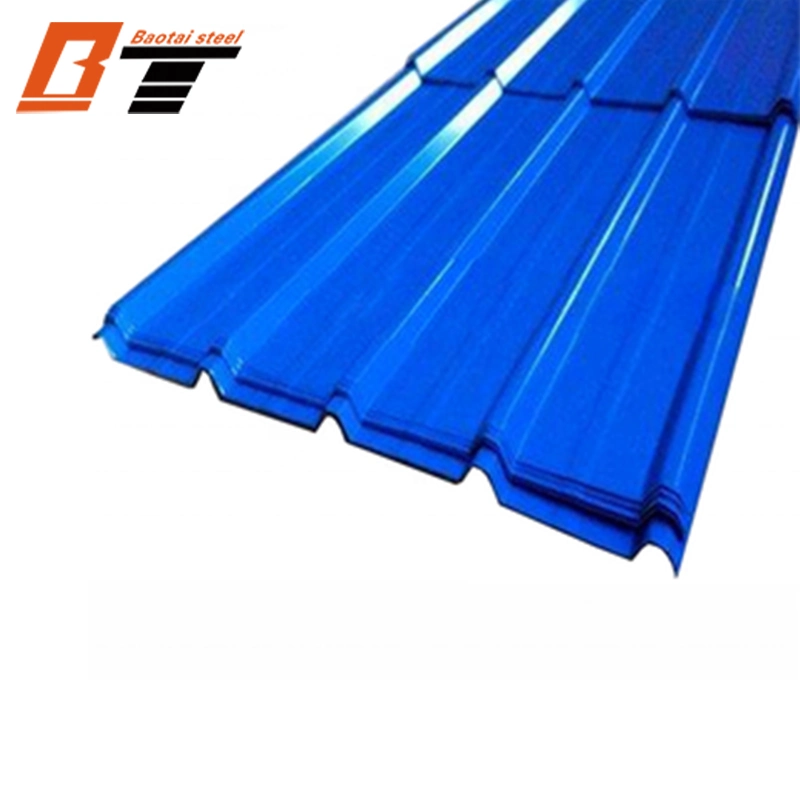 Aluminium Zinc Coated Galvanized Roofing Sheet Color Coated Corrugated Steel Sheet Metal Roofing Sheet