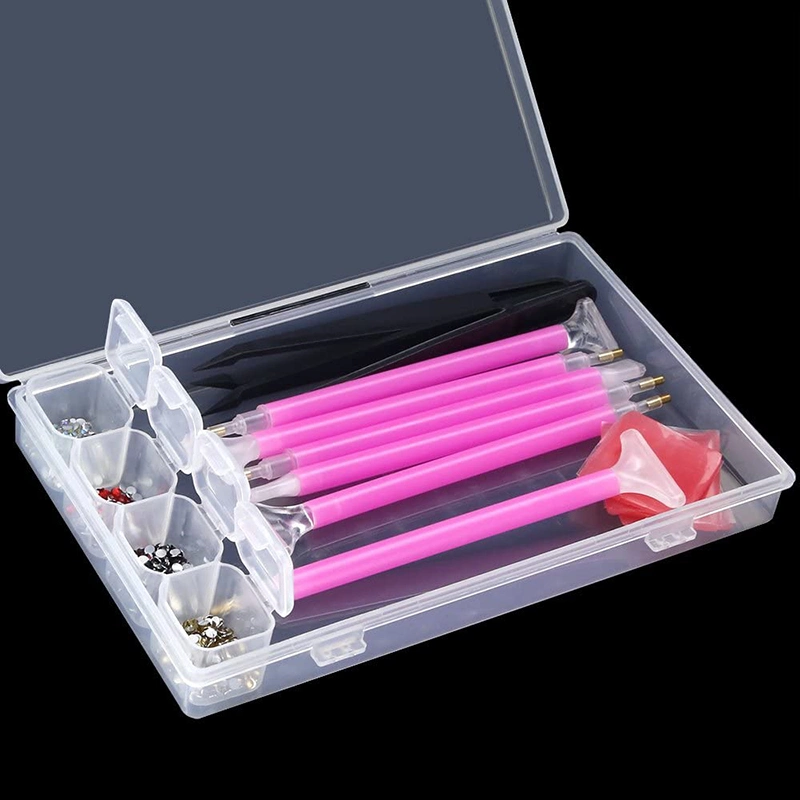 DIY Diamond Painting Tools 28 Bottles Storage Bag Carry Case Drill Zipper Diamond Embroidery Accessories