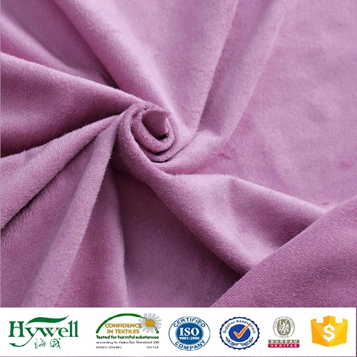 Polyester Faux Suede for Hat Bag Coat Shoes