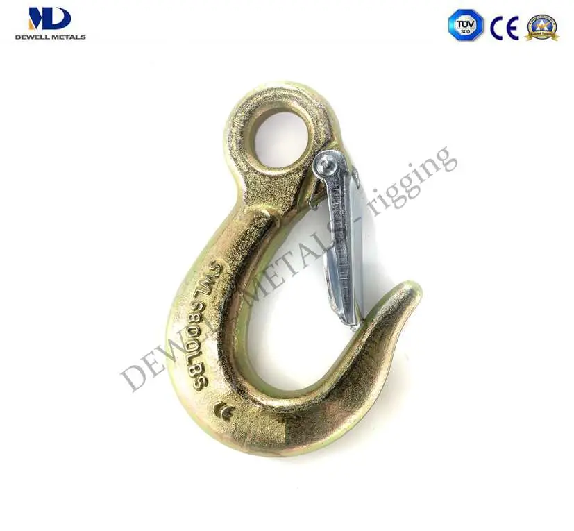 Polished Stainless Steel AISI304/AISI316 Rigging Hardware Eye Slip Hook with Latch