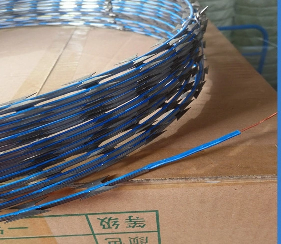 Cable interno electrificadas Concertina Razor Wire para aviso