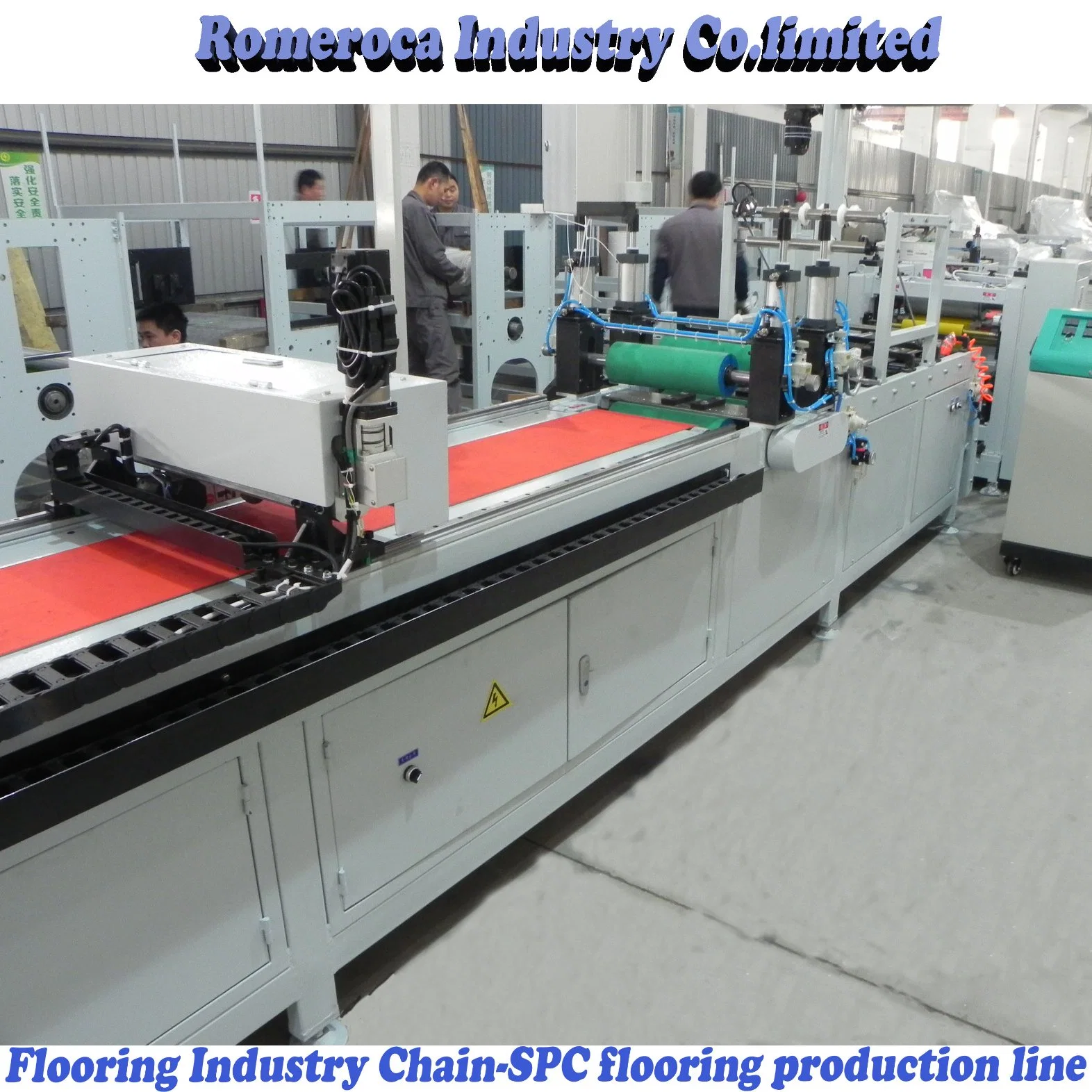 Automatic Hot Melt Glue EVA IXPE Mute Underlay Film Laminating Machine for Spc WPC Flooring