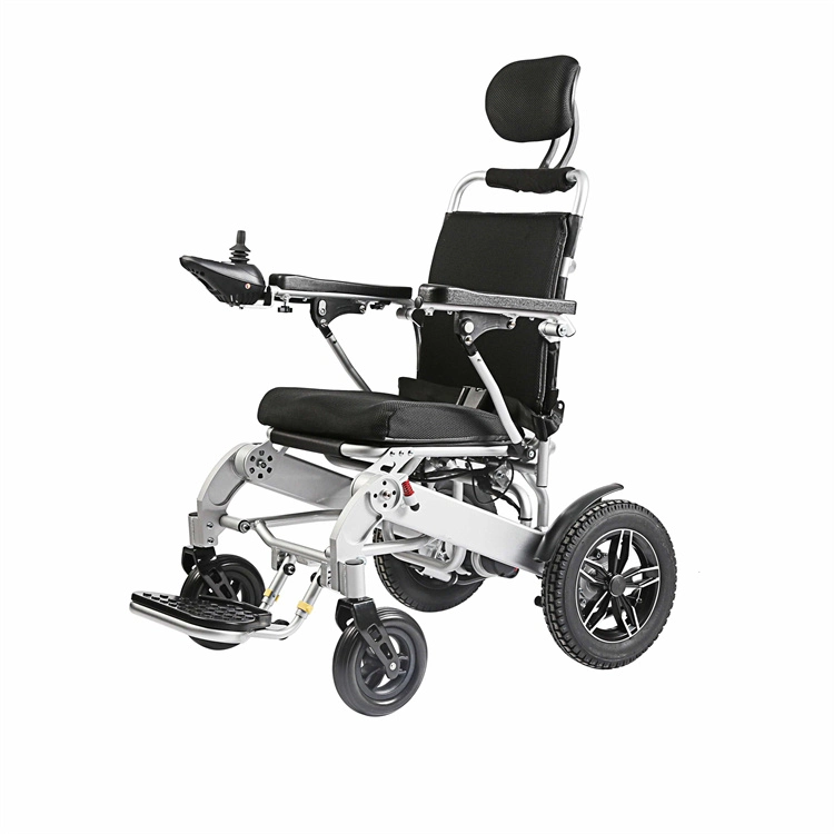 28,6kg 12'' Portable idosos deficientes Cadeira de alimentação com função reclinável