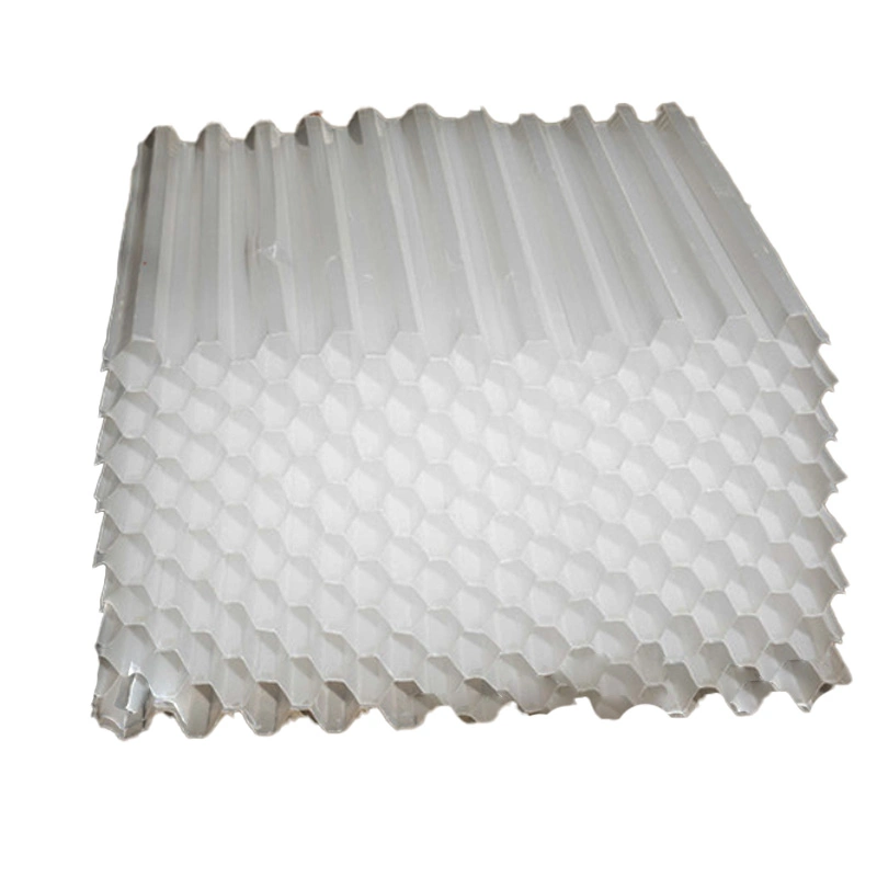 35mm 50mm 80mm PP PVC Plastic Hexagon Honeycomb Packing Tube Settler Lamella Plate