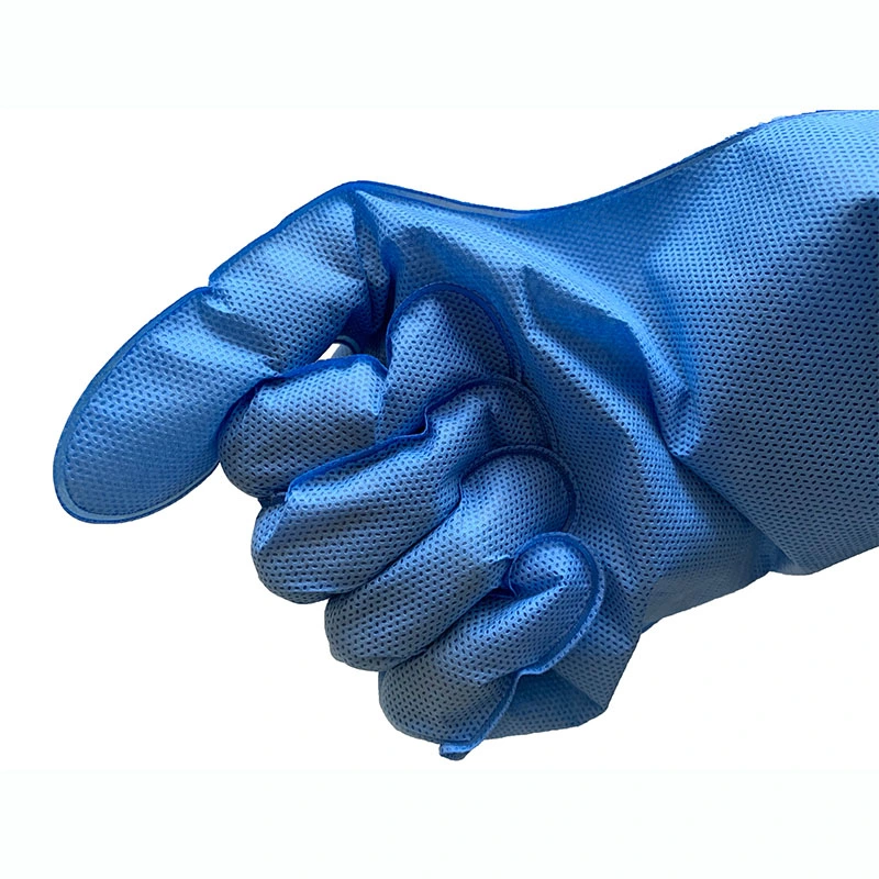 Haute qualité antistatique non tissés jetables étanches gants gants de protection de travail personnelles des gants de travail