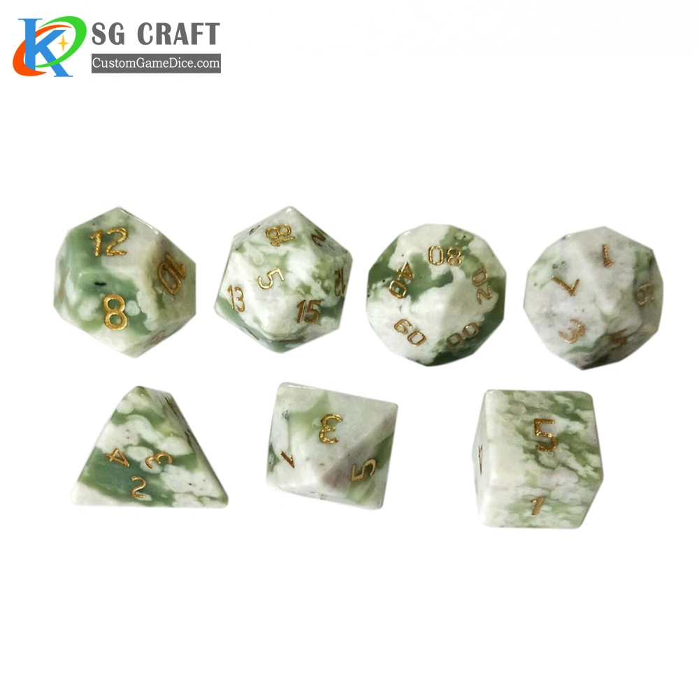 Factory Wholesale/Supplier Price High quality/High cost performance Customized Dice Casino Dice for Custom Logo Board Game Game Digital Dice Set