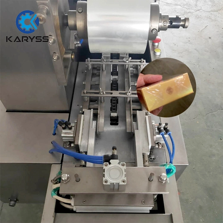 Kariss Automatic Cosmetic Perfume Tobacco Chocolate CD Cigar Box Cellophane Wrapping Machine