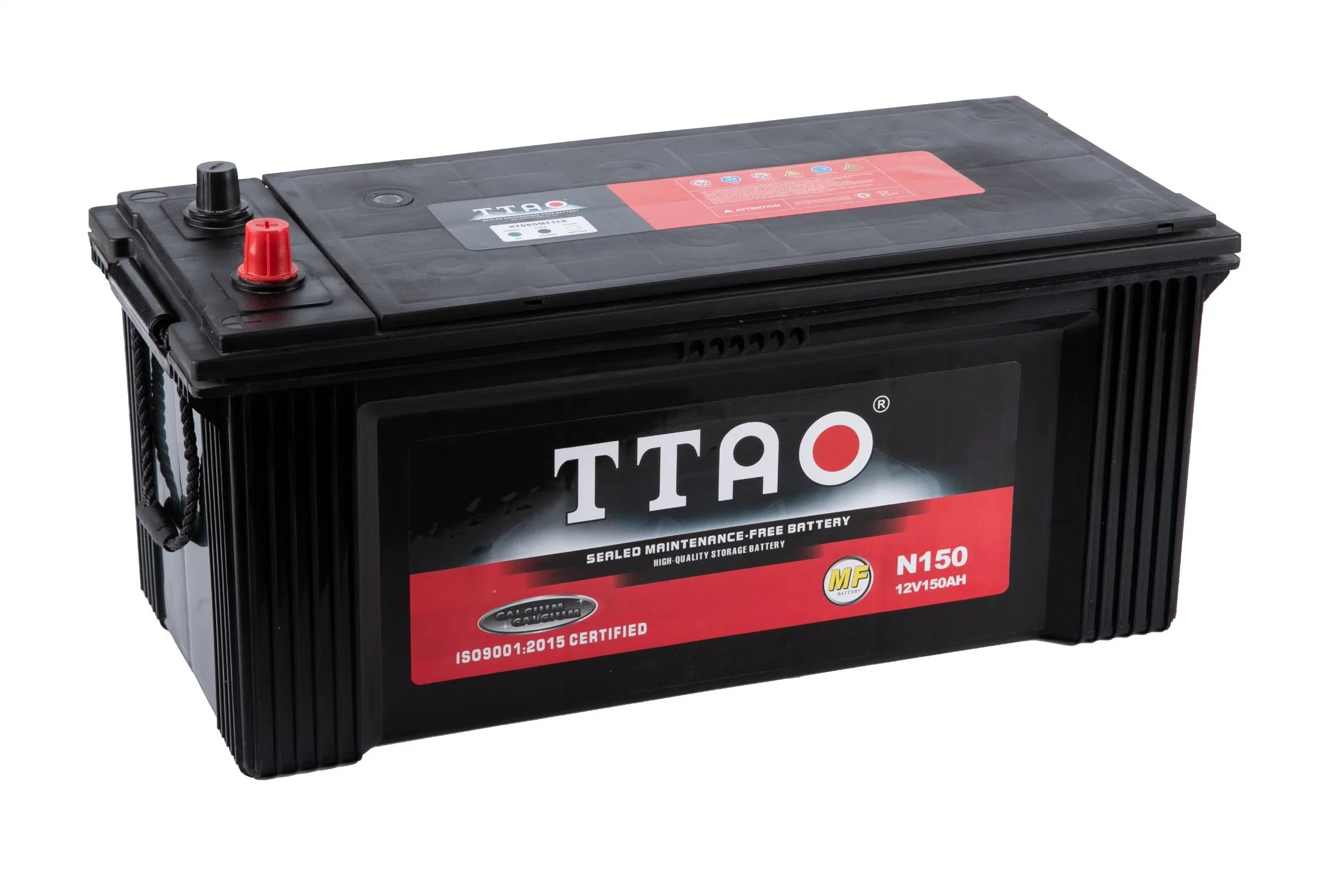 12V150ah batterie de camion Chine usine de batterie, sans entretien batterie de stockage de voiture au plomb acide