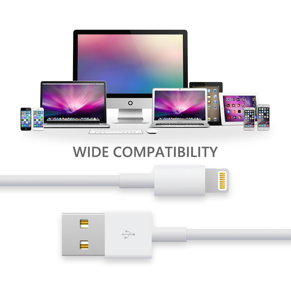 Wholesale/Supplier High quality/High cost performance  New Ios Charger Cable for Lightning to USB Cable 2m for Apple