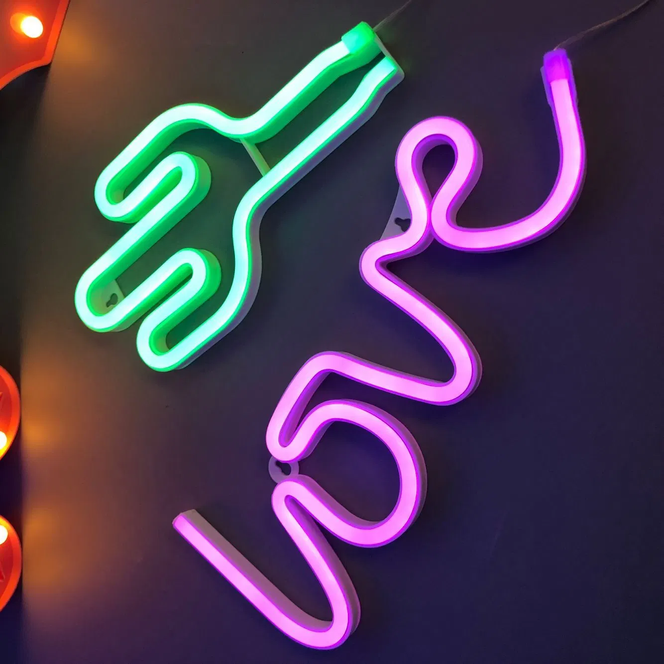 Love LED Neon Sign Light for Children Bedroom Wall Decor
